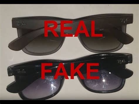 justin ray bans fake